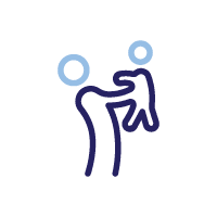 Icon of Adult Lifting Child